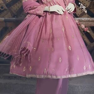 Elegant Pink Kids Costume